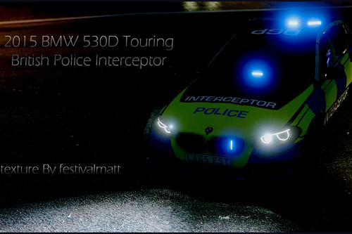 British 2015 Police BMW 530D Touring Interceptor Edition 5c0353 interceptor main